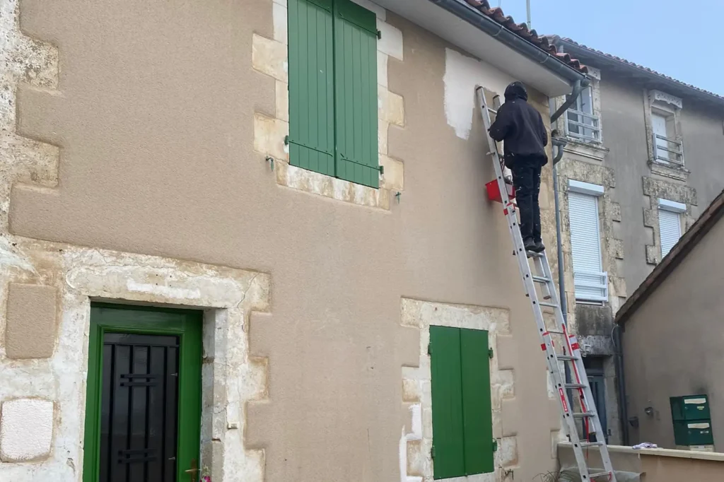 rénovation d'une façade par label'renov